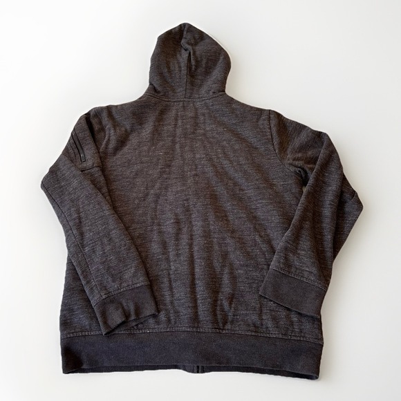3/$25 SALE Urban Pipeline Boys XL Gray Full Zip Hoodie Faux Fur Lined Sweatshirt - Picture 9 of 9